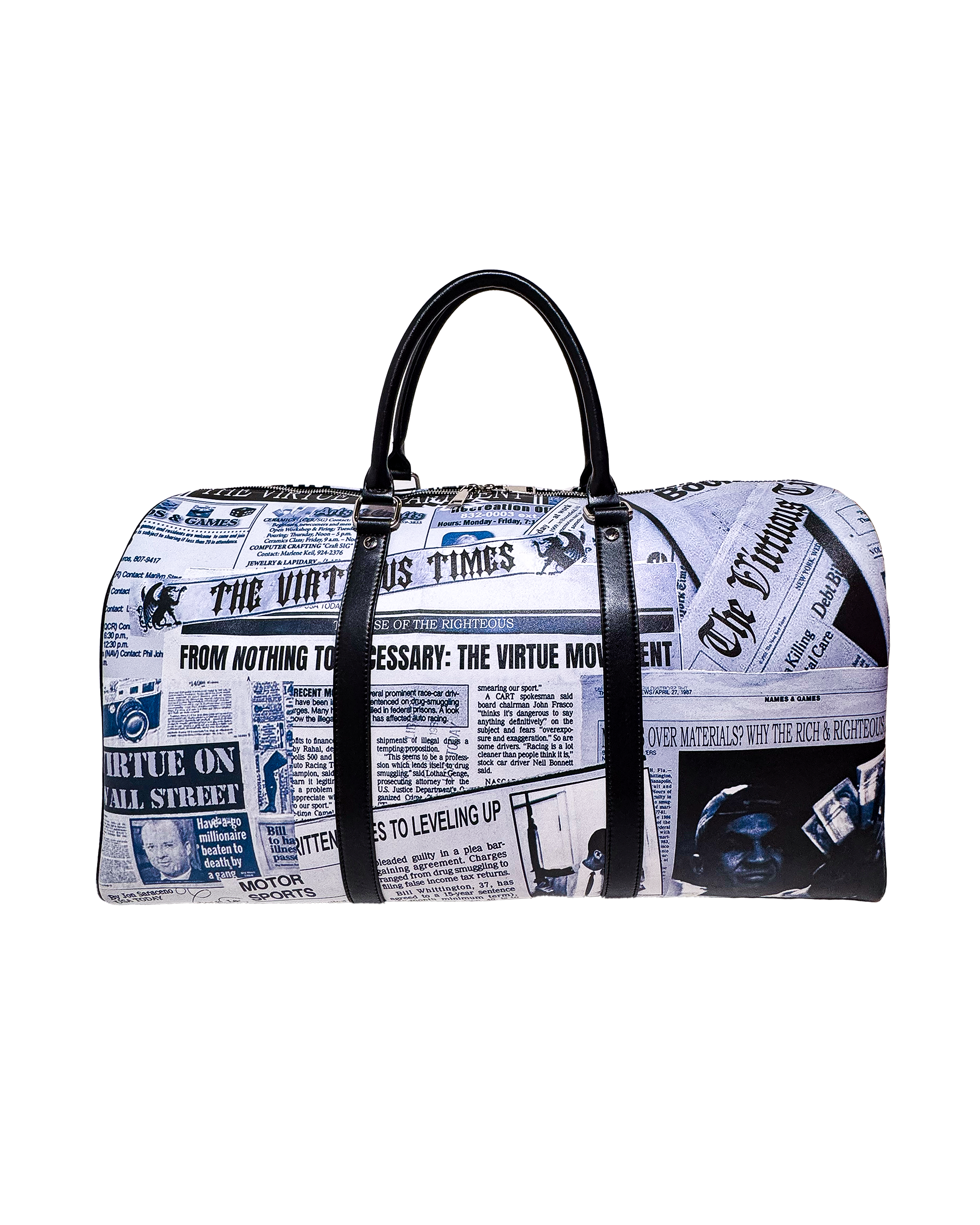 NEWSPAPER DUFFLE NEWSPAPER DUFFLE